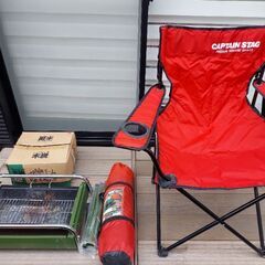 キャンプ用品セットの画像