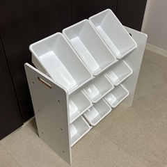 ハンブルクルー(HumbleCrew) おもちゃ収納棚 ホワイト 【日本正規輸入品】の画像