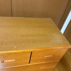 木製テレビボードの画像