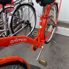 ★店頭にて試乗可★ J3407　【リユースのサカイ柏店】 軽快自転車　26インチ　オートライト　オレンジ　　簡易クリーニング済　 中古自転車 　流山市 中古自転車 松戸市 中古自転車 我孫子市 中古自転車 船橋市 中古自転車 守谷市 中古自転車 取手市 中古自転車　の画像