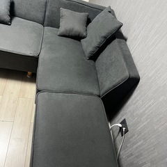 L字ソファーの画像