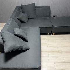 L字ソファーの画像