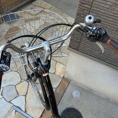 🌈バッテリーほぼ新品！8.9Ah💖YAMAHA　pasパスラフィーニ　子供乗せ　26インチ　電動自転車　中古　電動アシスト自転車 12213の画像