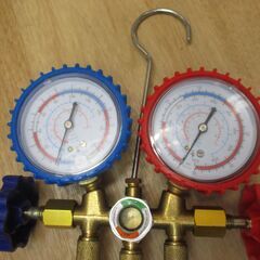 ゲージマニホールド R-12 R-22 R-404A  R132a 中古品 ※現状品 動作未確認 【ハンズクラフト宜野湾店】の画像
