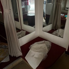 古いフィッティングルーム　昭和レトロの画像