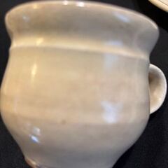 民芸品店で購入した陶器のペアコーヒ―カップの画像