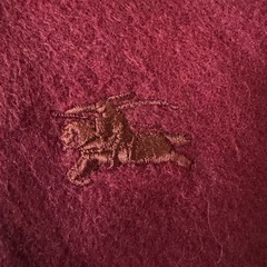 バーバリー カシミア マフラーの画像