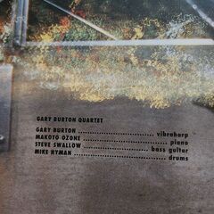 ゲイリー・バートン・カルテットLPレコードの画像