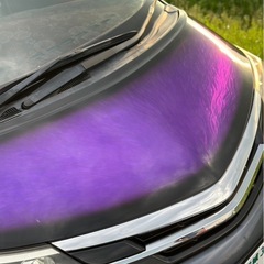 50系エスティマグラインダータトゥーボンネットの画像