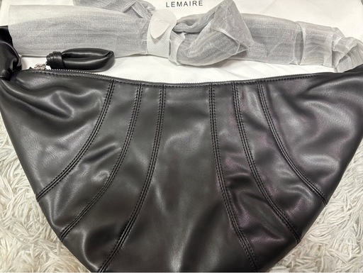 【新品未使用】ルメール　LEMAIRE Croissant Bag ブラック  Mサイズ