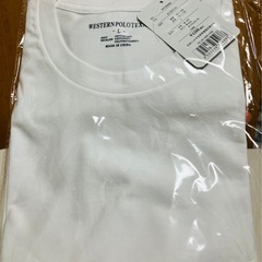 ポロTシャツＬサイズ白の画像