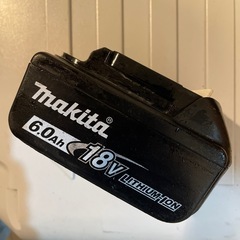 マキタ純正１８Ｖバッテリー６.0ahの画像