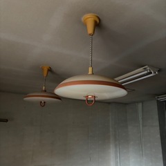 古い蛍光灯 昭和レトロの画像