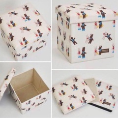 サリュ×リサとガスパール収納スツールの画像