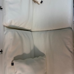 3人掛けソファ（白）の画像