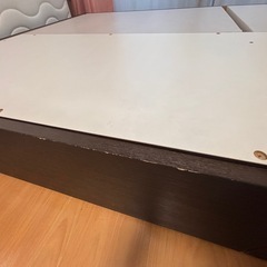 セミダブル　ベッドフレーム　収納付きの画像