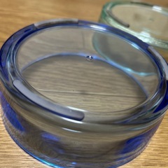 ワンチャン　犬　クリア食器の画像