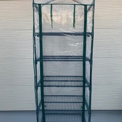 【美品】家庭用棚付きミニ温室の画像