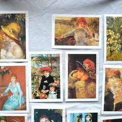 永谷園　名画カード　ルノワール　19枚の画像