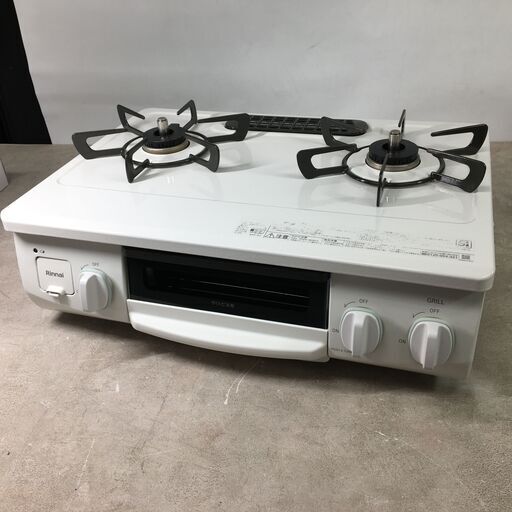 Rinnai/リンナイ 都市ガス用 ガステーブル RT34NJH4A2-W5 2025年製 スパーク確認のみ 25l菊DO