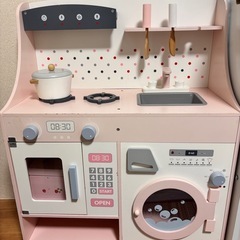 おままごとキッチン　ランドリー付きの画像