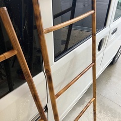 バンブー製　飾り吊りラック　2本セットの画像