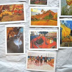 永谷園　名画カード　洋画セット　バラ22枚の画像