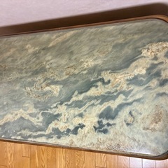 テーブル　長方形　天板大理石の画像