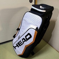 極美品 人気のレア商品 ヘッド テニス スタンド付きラケットバッグ 10本収納可能の画像