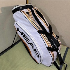 極美品 人気のレア商品 ヘッド テニス スタンド付きラケットバッグ 10本収納可能の画像
