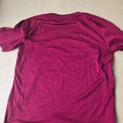ワインカラーTシャツ　M　100円の画像