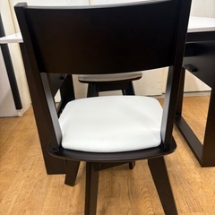 ジモティー特別価格🉐 N1234★バタフライ式ダイニング3点セット★テーブル★幅940mmの画像