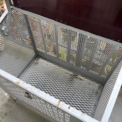 キャスター付屋外ゴミ箱　　の画像