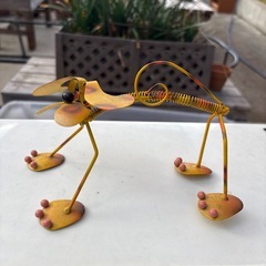 かわいい犬のオブジェの画像