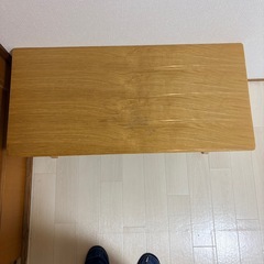 木製 ローテーブル 引き出し付き センターテーブル 　の画像