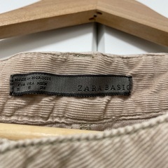⭐️ZARA BASIC ザラ コーデュロイパンツ　ベージュの画像