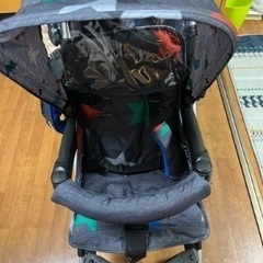 縦型2人乗り用ベビーカー　コサット　シャッフルの画像