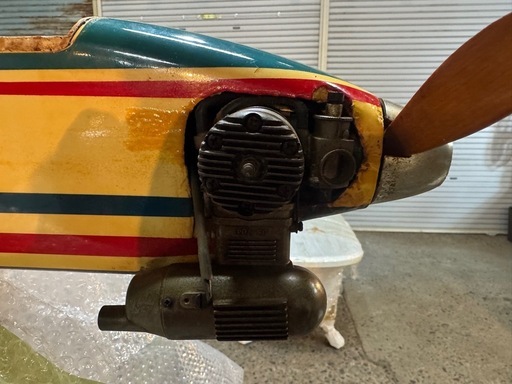 RCエンジン飛行機 SUPER SICROLY II 修理ベース 引き取り限定 