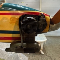 RCエンジン飛行機 SUPER SICROLY II 修理ベース 引き取り限定 の画像