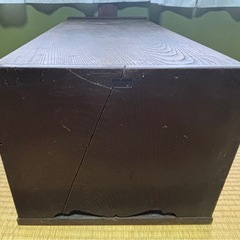 レトロ テーブル 文机 勉強机 古民家　テレビ台 花台 【サイズ】約88×38.5高さ33cmの画像