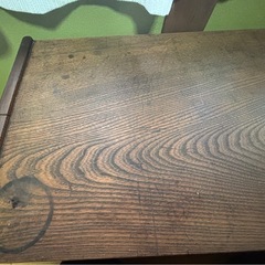 レトロ テーブル 文机 勉強机 古民家　テレビ台 花台 【サイズ】約88×38.5高さ33cmの画像