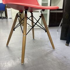 シェルチェア 高さ82×幅46×奥行54㎝ 赤 レッド ダイニングチェア イス 札幌市手稲区の画像