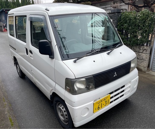 ミニキャブ　エアコン付き　車検あり
