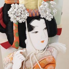 羽子板 押し絵 17号 台付きの画像