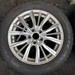 スタッドレスタイヤ＋アルミホイール 4本セット 215/55R17の画像