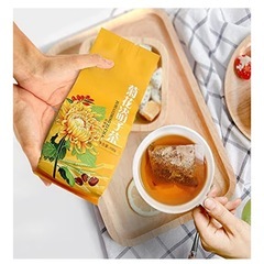 新品未開封！！健康茶！！J INQI 菊花决明子茶 菊の花 ケツメイシ茶 配合ハーブ茶 ハーブティーの画像