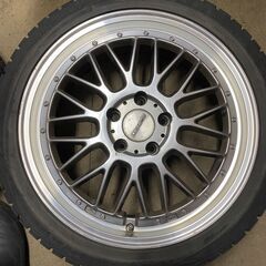 BBS風　Stich LEGZAS　ｼｭﾃｯﾋ　ﾚｸﾞｻﾞｽ M110　18ｲﾝﾁ　7.0ｊ　+48　114.3　5穴　　215/45ｒ18の画像