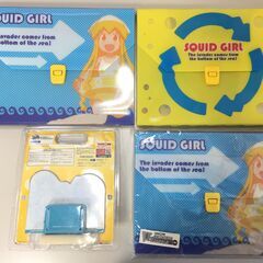 ○【グッズまとめ売り】侵略⁉イカ娘くじ 人感センサーライト/クリアケース3つ アニメグッズ 保管品(NF251221)498-188-②の画像