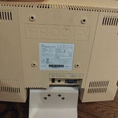 小型テレビ　ディスプレイの画像