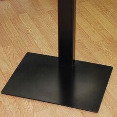 ② 壁寄せテレビスタンド メーカー不明 フロアマウント TVスタンド 壁寄せタイプ ブラック 札幌市 清田区 平岡の画像